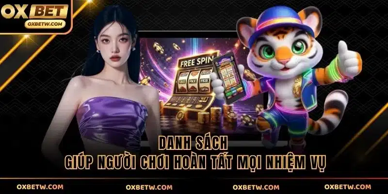 Danh sách giúp người chơi hoàn tất mọi nhiệm vụ